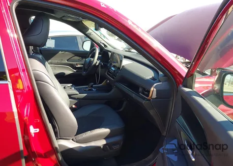 2025 Toyota Grand Highlander Hybrid Platinum Max from USA, damaged, VIN 5TDADAB51SS024735